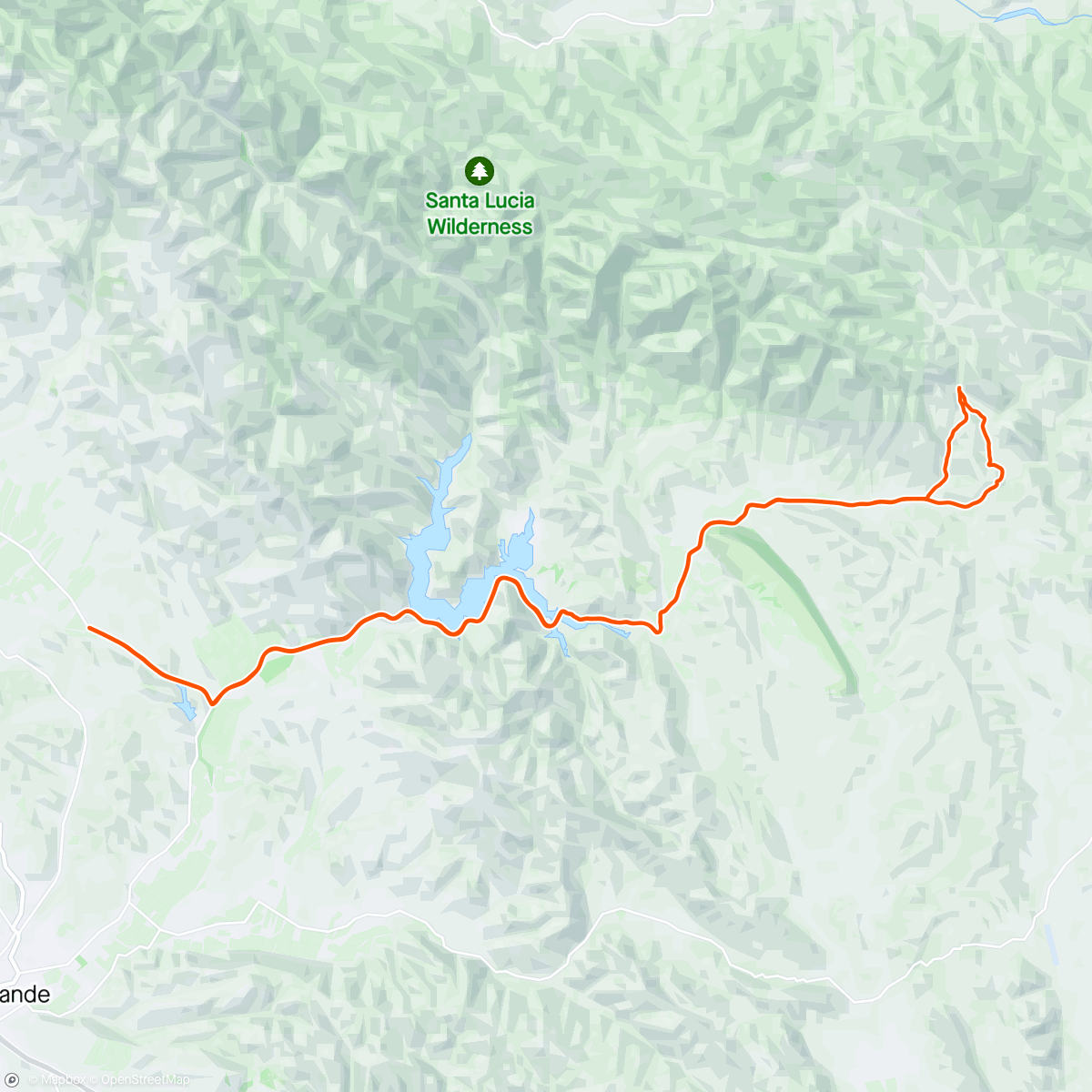 Map of the activity, Hi Mountain with my Colorado people