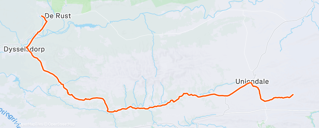 Mapa da atividade, Day 2 Rocacorba Cycling SA Gravel Tour