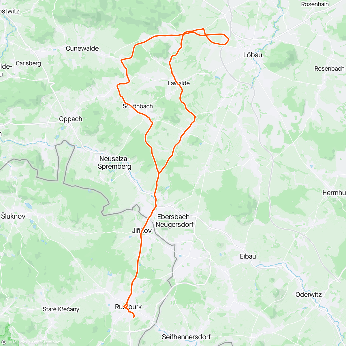 Map of the activity, Morning Ride s Péťou a Eričkou