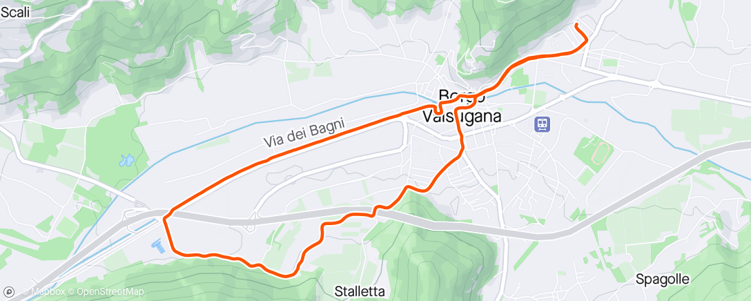 Map of the activity, Escursione dell'ora di pranzo