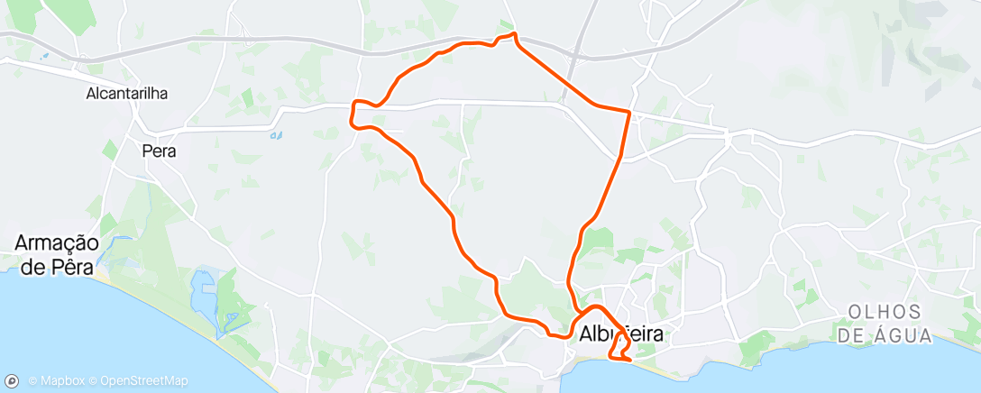 Map of the activity, II triatlo de Albufeira 2024
Segmento de bicicleta