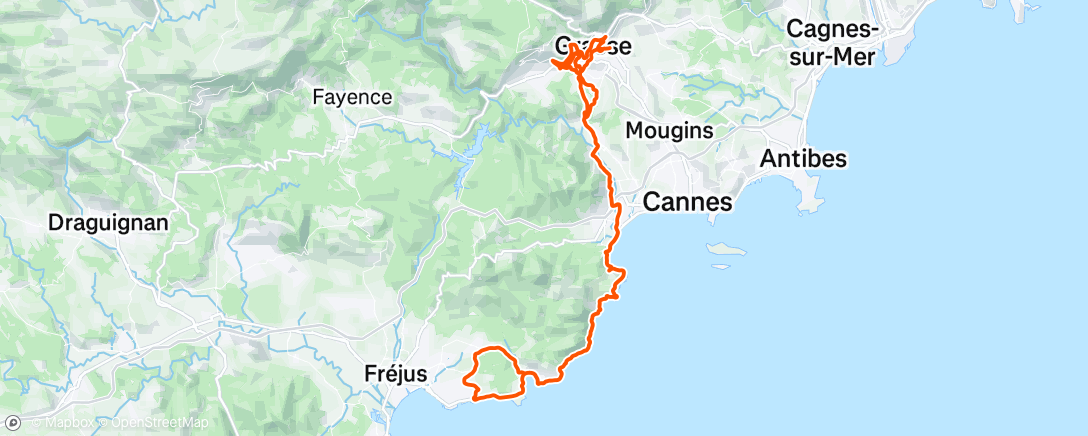 Peta aktivitas, Morning Ride