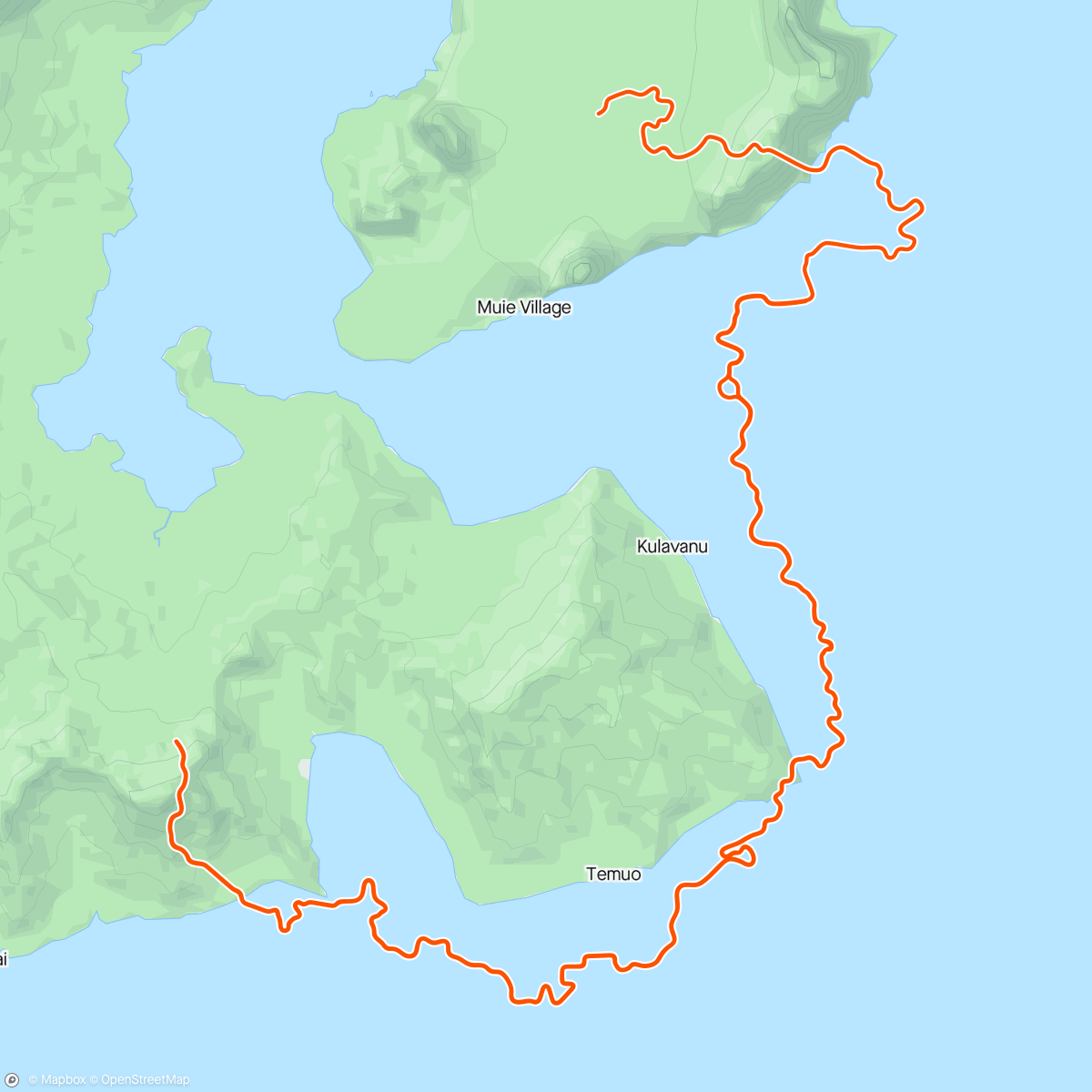 Map of the activity, Zwift - MERAKI 309 IF.69 in Watopia