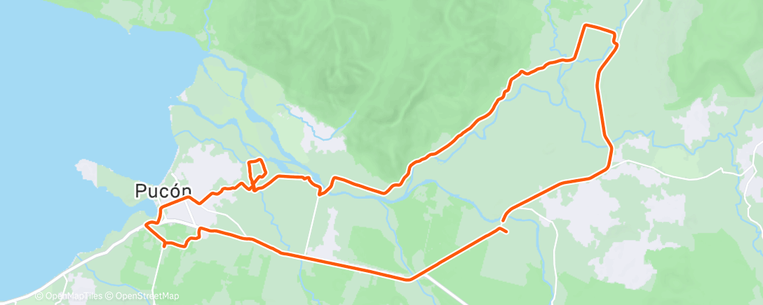Map of the activity, 2025-12-21Ride