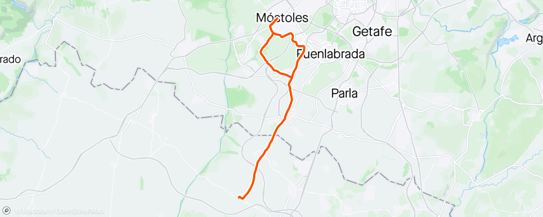 Map of the activity, A Cedillo a por las porras con los Panteras