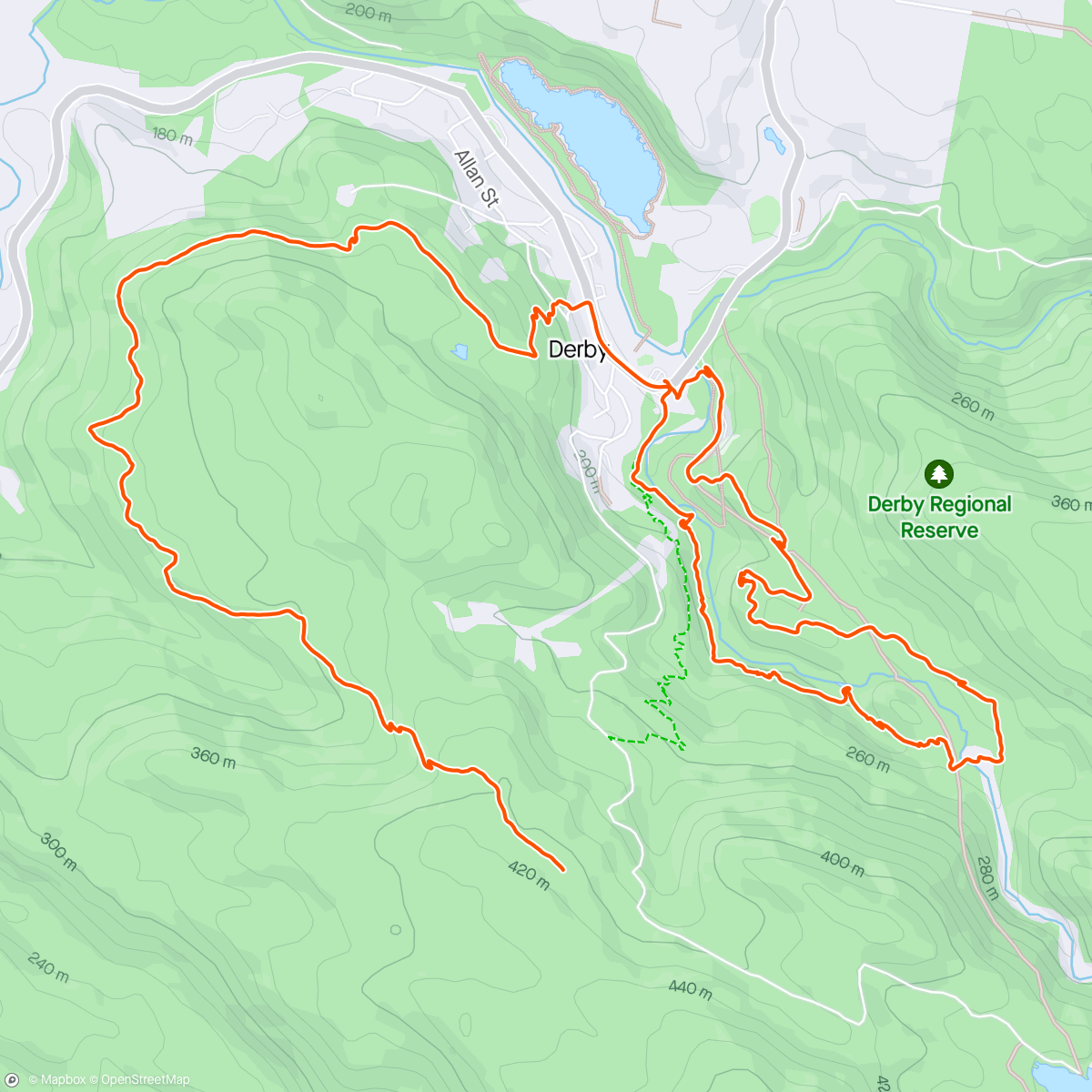 Map of the activity, Two Susie’s go riding …