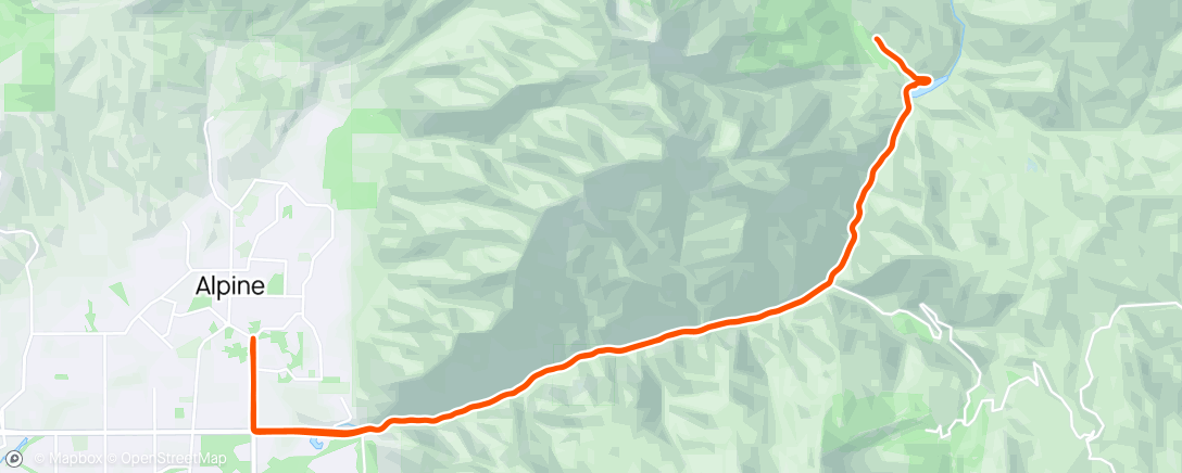 Map of the activity, Granite Flats