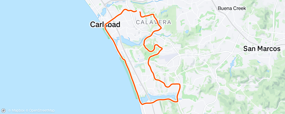 Map of the activity, Morning Ride
