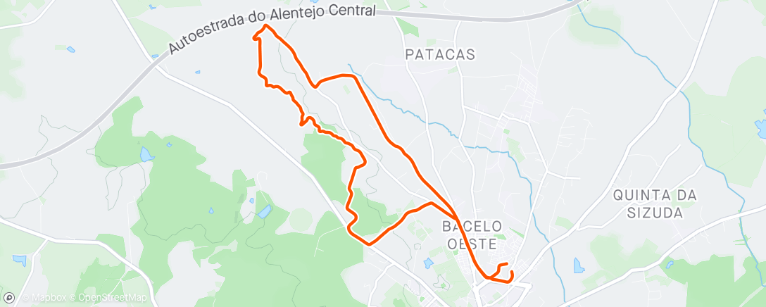 Map of the activity, Aqueduto da Água de Prata VC