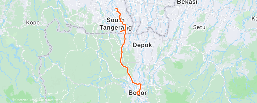 Map of the activity, Festive last push