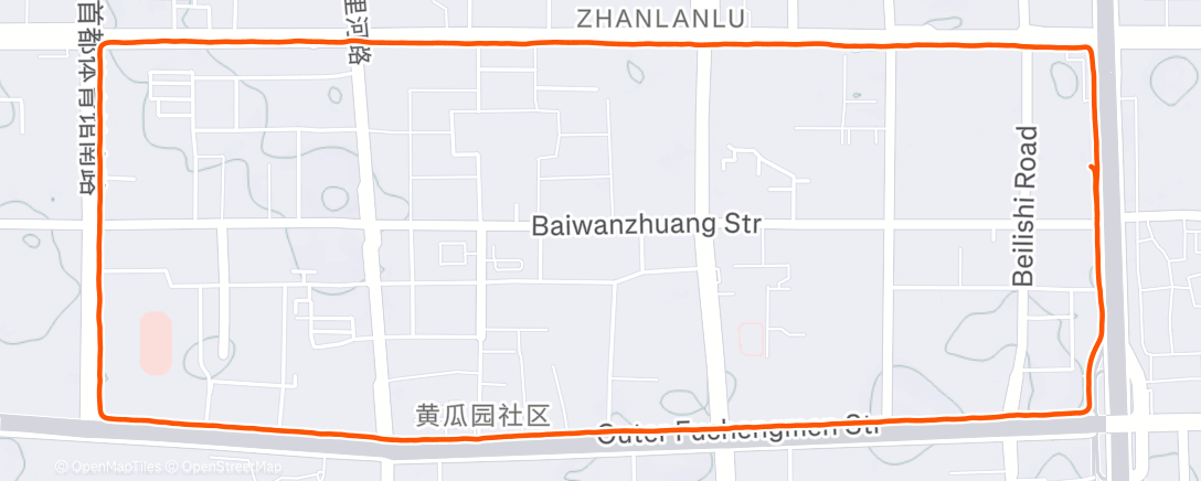 Карта физической активности (午间跑步 🌞🥶)