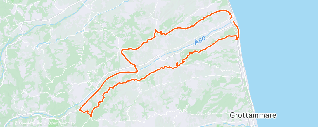 Map of the activity, Morning Gravel Ride