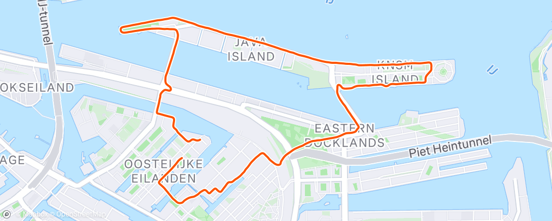 Map of the activity, De ronde