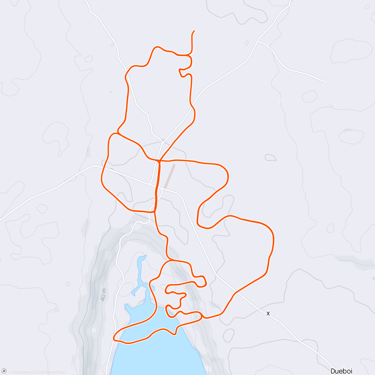 Map of the activity, Zwift - Group Ride: ZZRC Latte 2-2.5 Group Ride (D) on Neon Flats in Makuri Islands