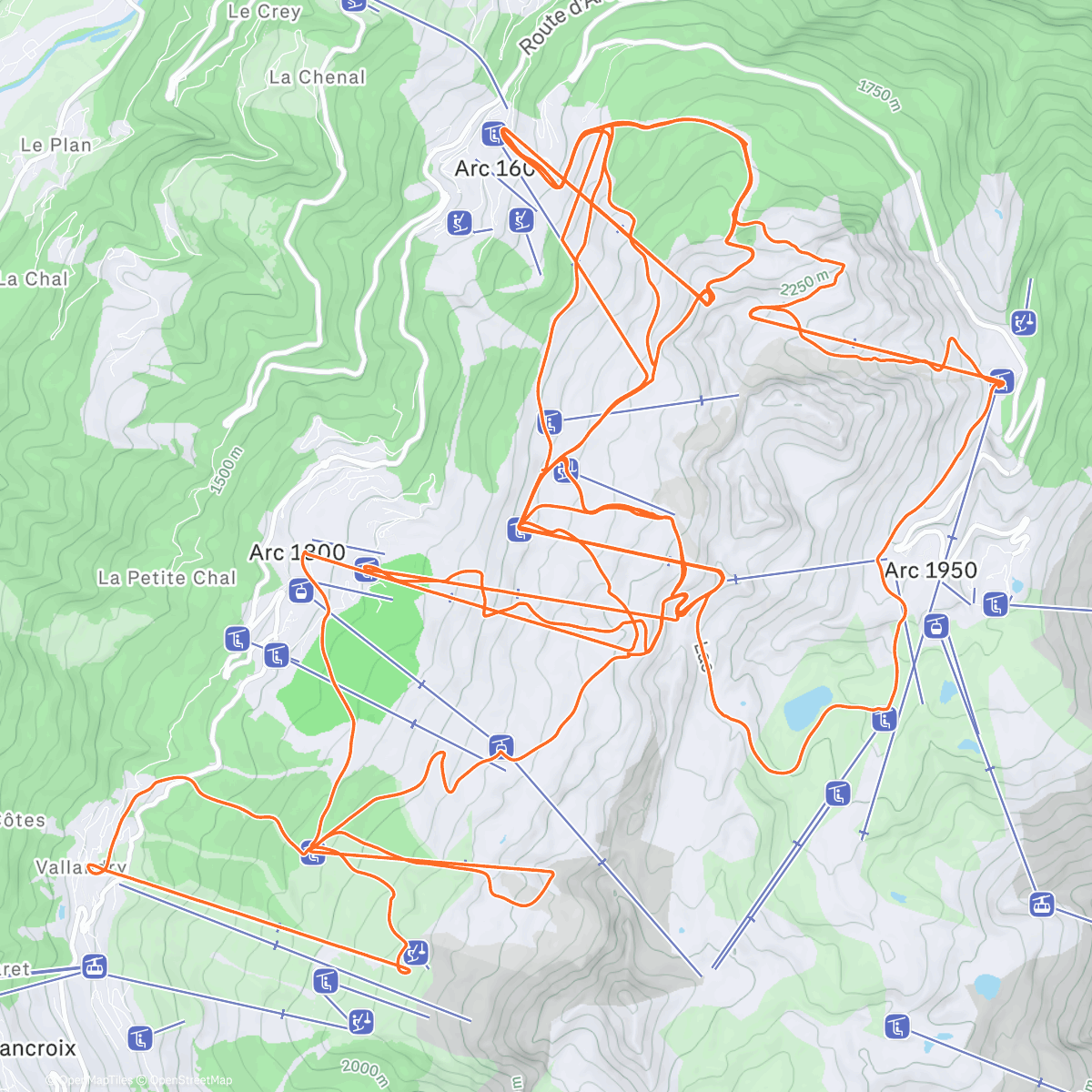 Map of the activity, J2❤️‍🔥