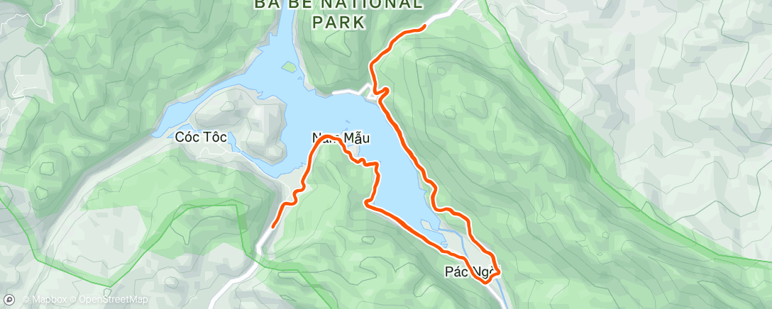 Map of the activity, Babe-BacKan Half Marathon 2024