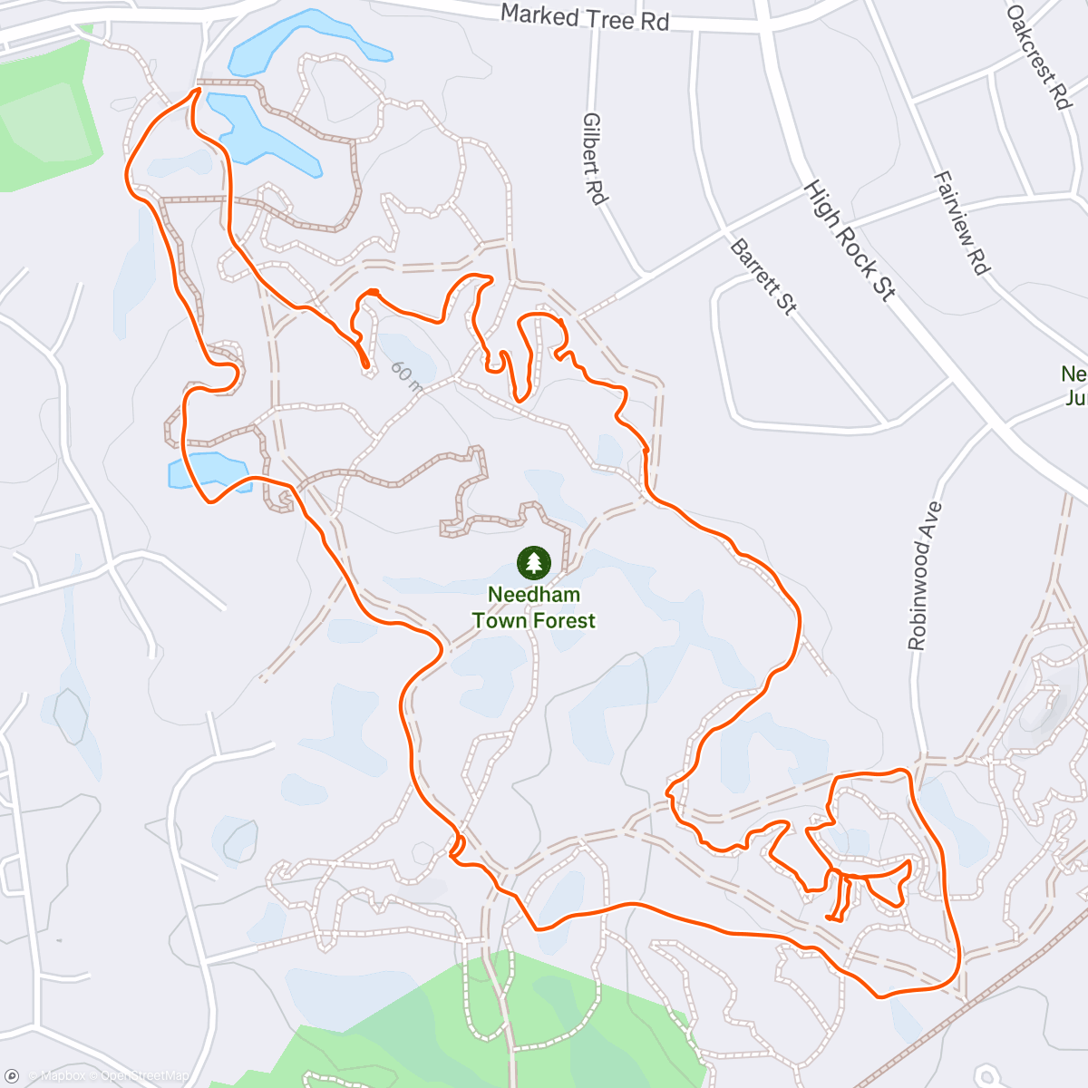 Map of the activity, Broke the seal