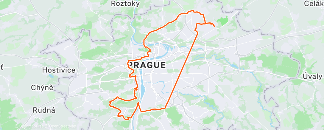 Map of the activity, Pražská pajda