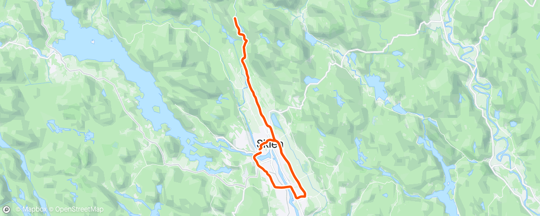 Map of the activity, GSK rulletrening