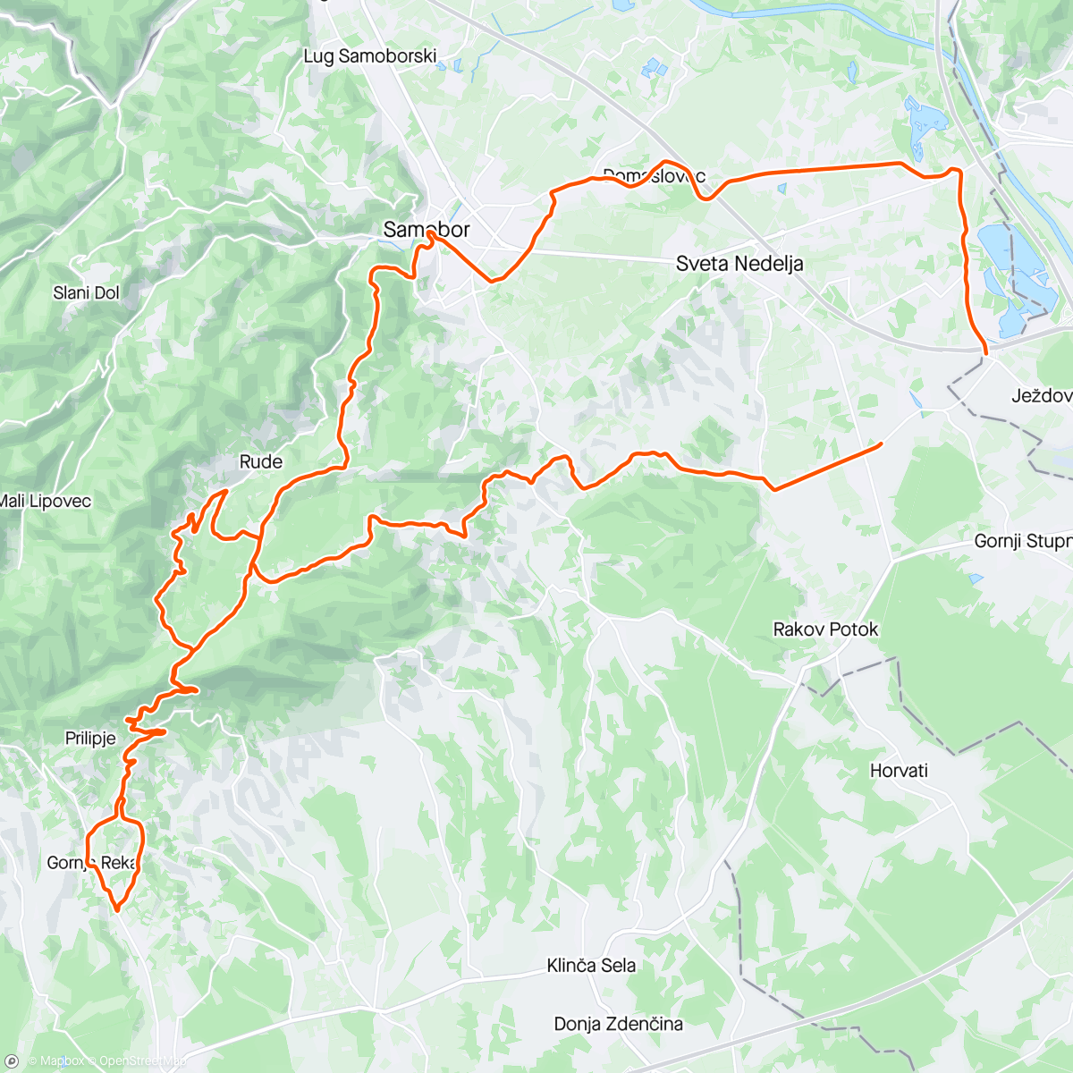 Map of the activity, 3 nijanse Plešivice