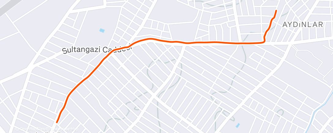 Map of the activity, Morning Ride