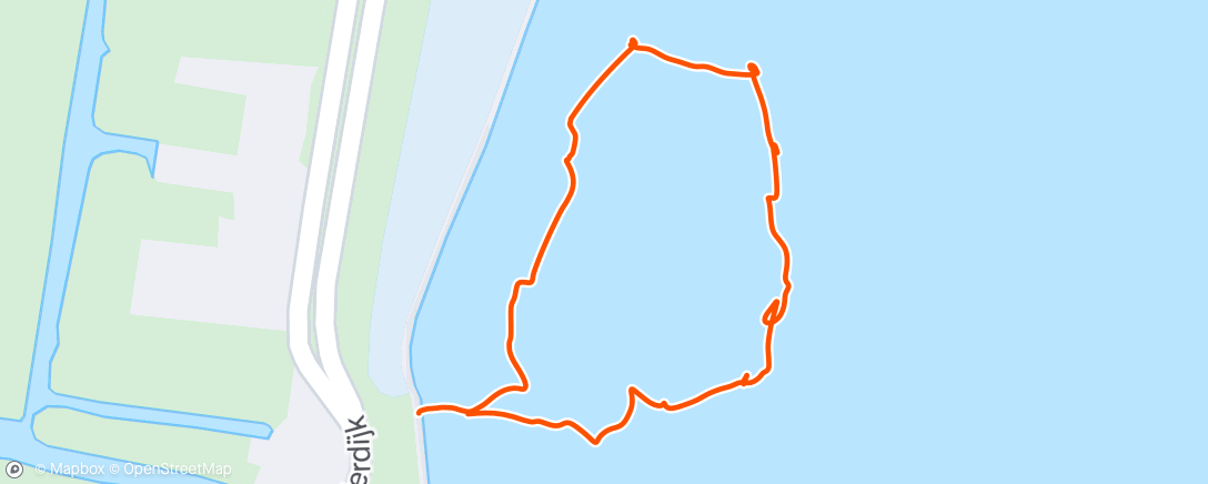Map of the activity, Namiddagzwemsessie
