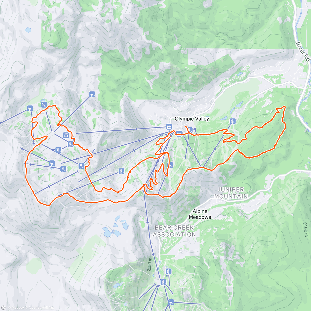 Map of the activity, Broken Arrow