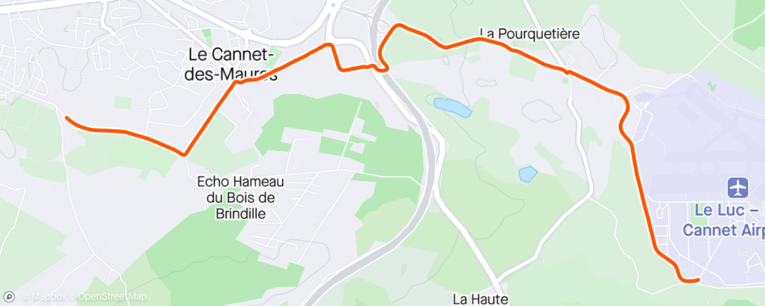 Map of the activity, Vélotaf 🌧️