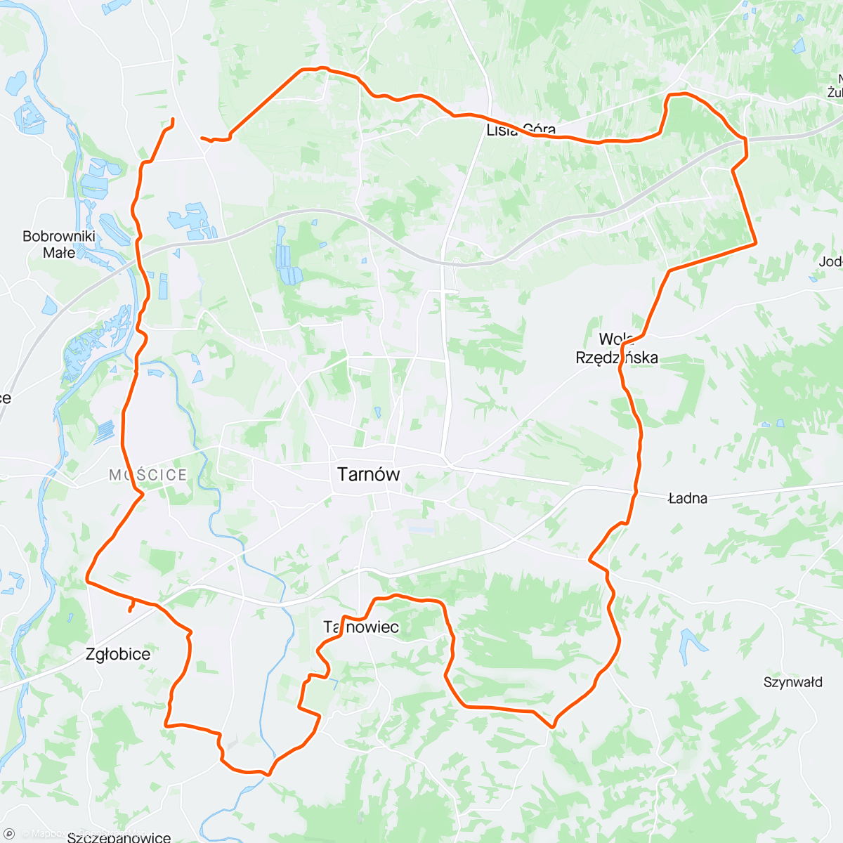 Map of the activity, Szpileczka Ride😳😄