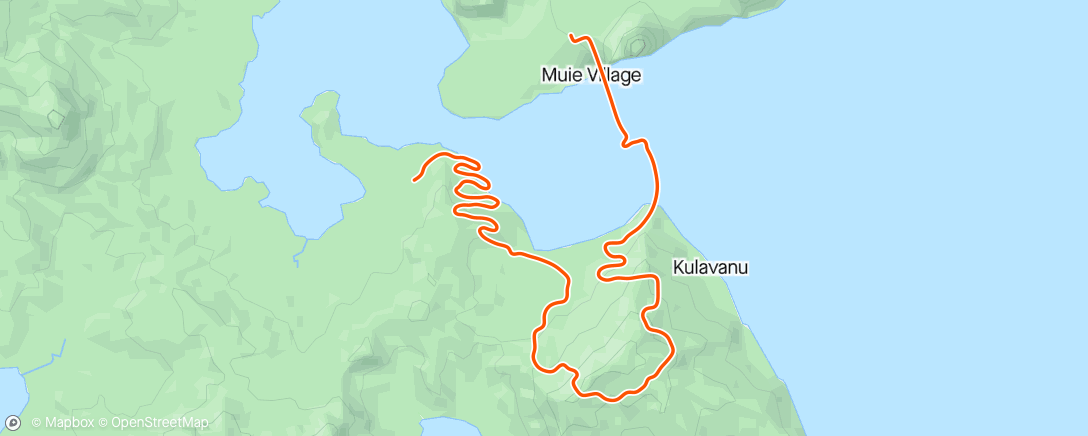活动地图，Zwift - Mountain Mash in Watopia