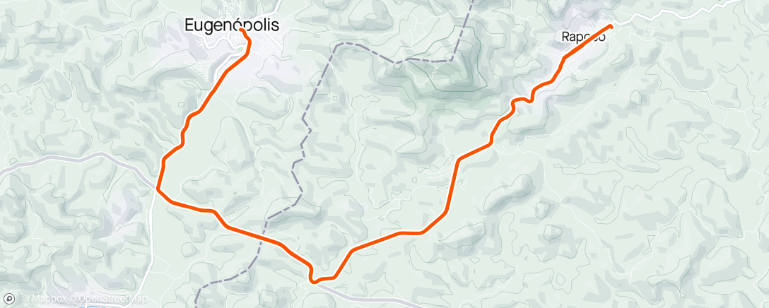 Map of the activity, Pedalada matinal - Speed