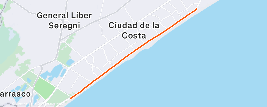 Карта физической активности (Carrera vespertina)