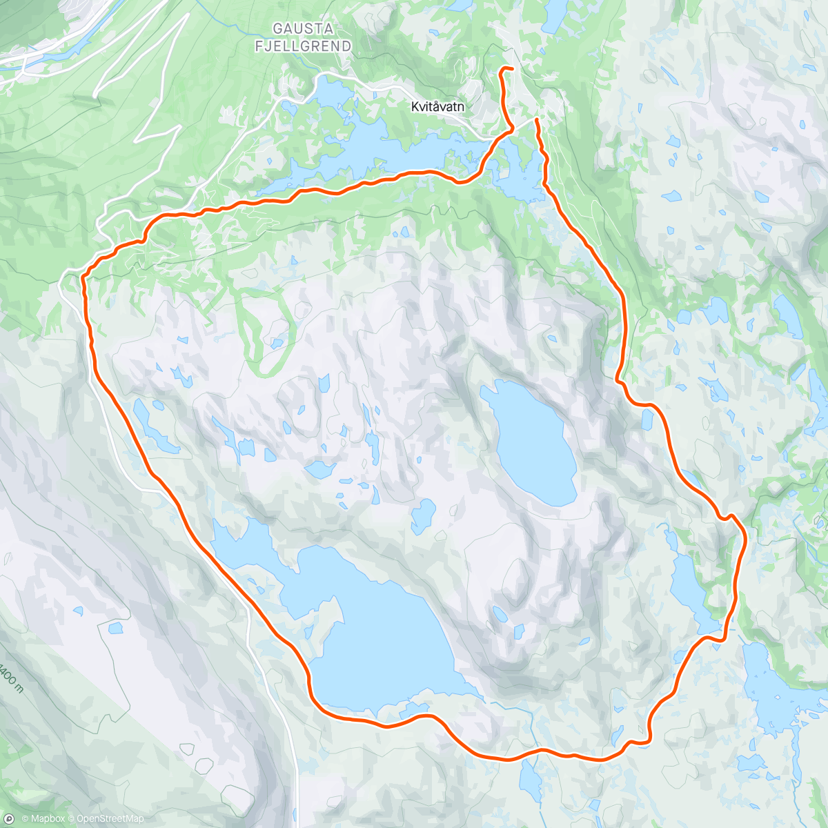 Mapa de la actividad, Påske, bare uten folk