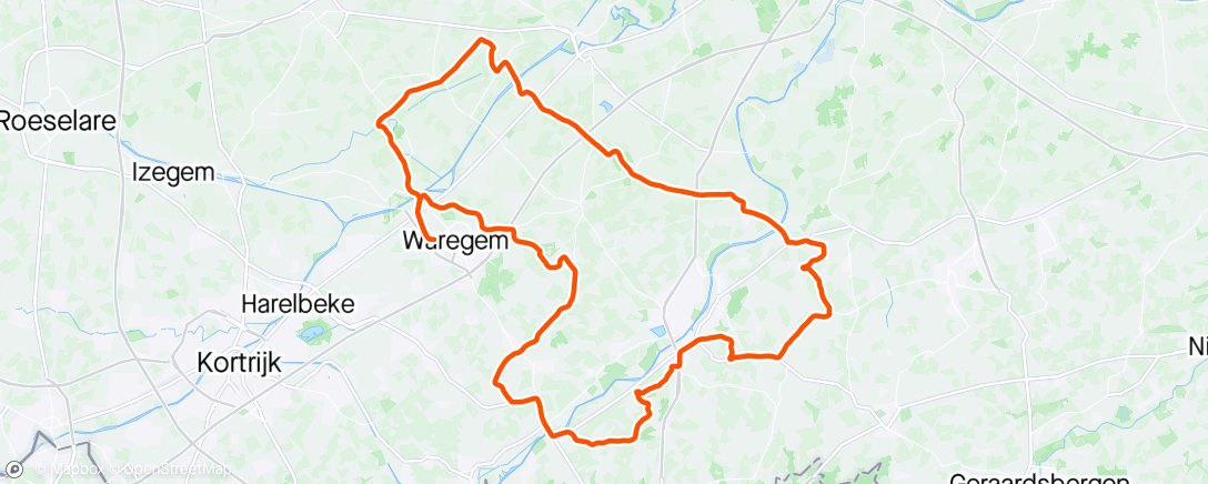 Map of the activity, Volkegem 5