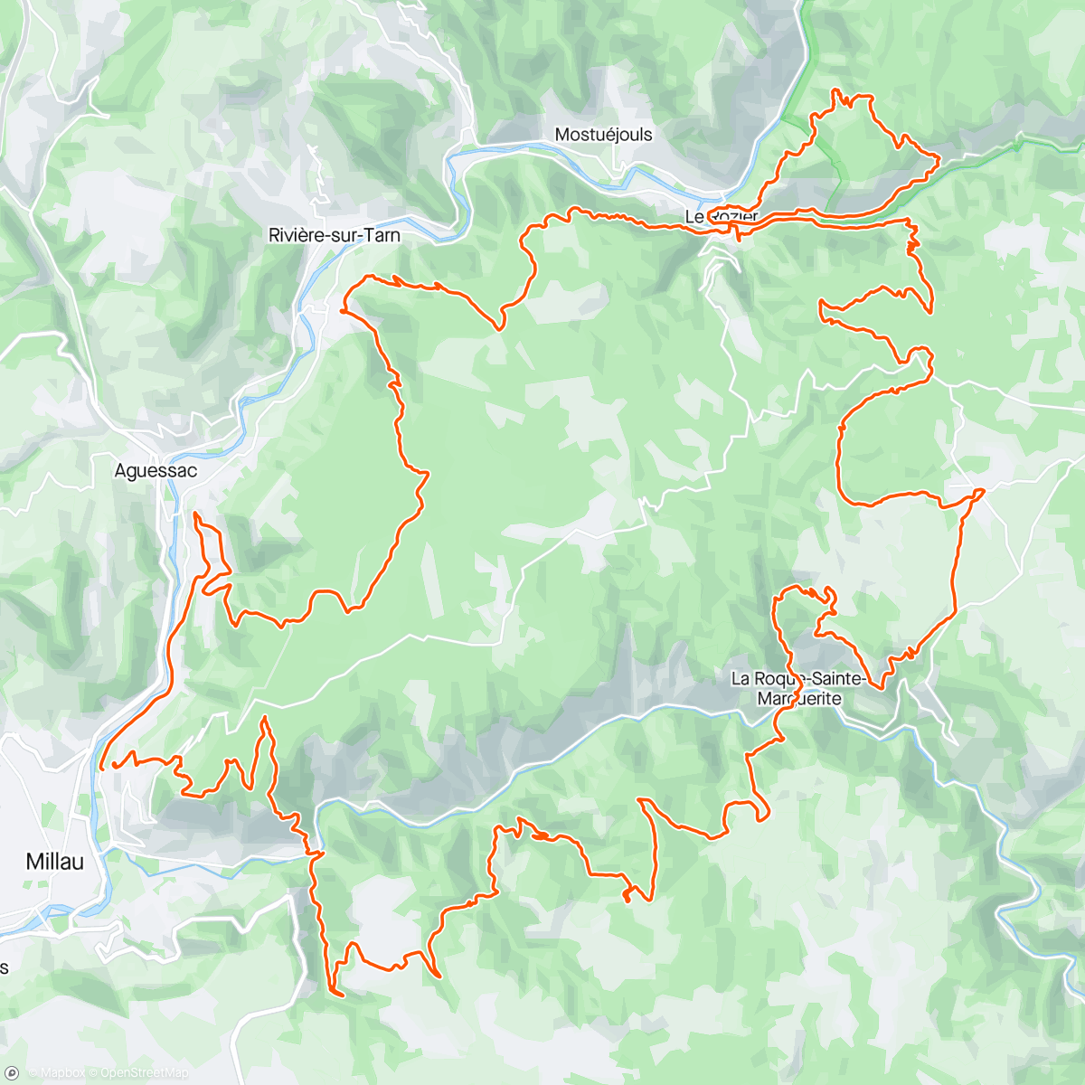 アクティビティ「Trail des templiers 2024 1ère participation」の地図