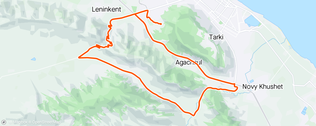 Map of the activity, Три горки