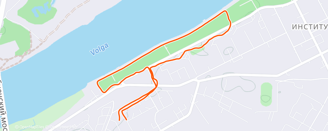 Map of the activity, Воскресенье! Утро! Бег! 🍉