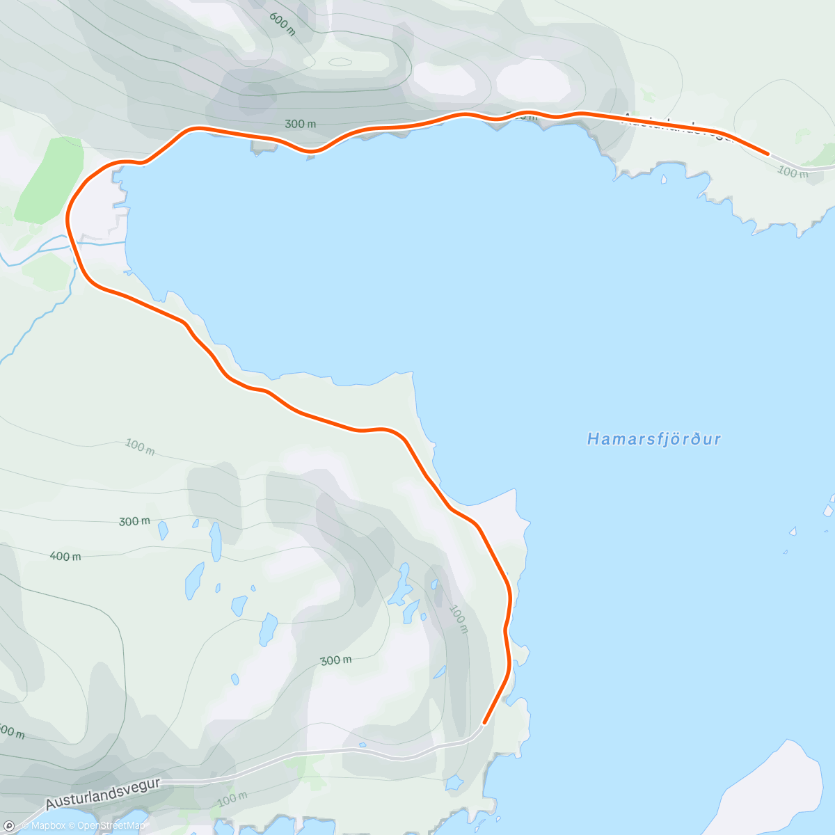 Map of the activity, ROUVY - GWA Iceland | Stage 5 - Coastal Djúpivogur