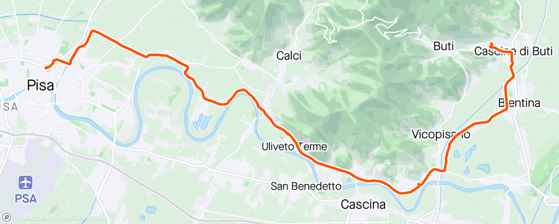 アクティビティ「Riscontro Giro + Scuola」の地図