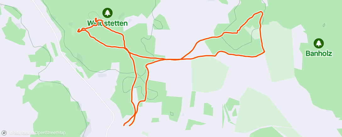 Map of the activity, Mittagswanderung