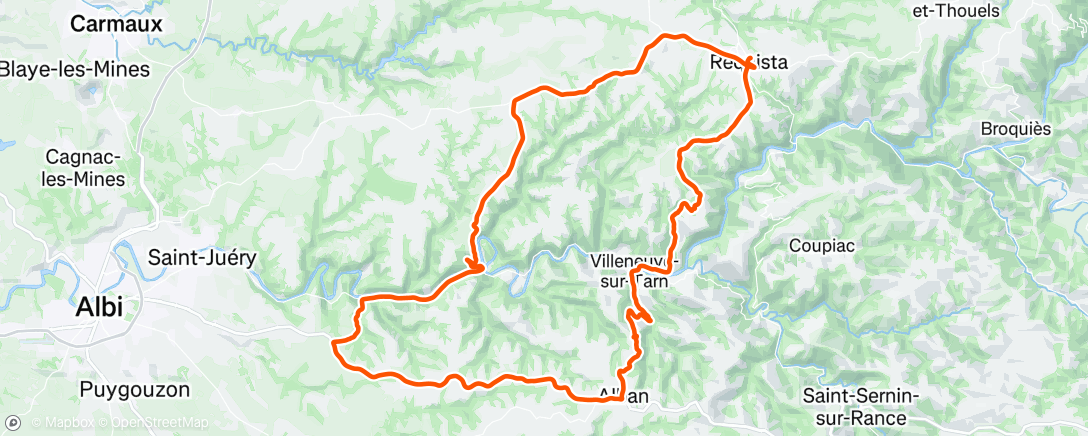Carte de l'activité
