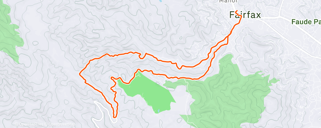 Map of the activity, Afternoon Ride