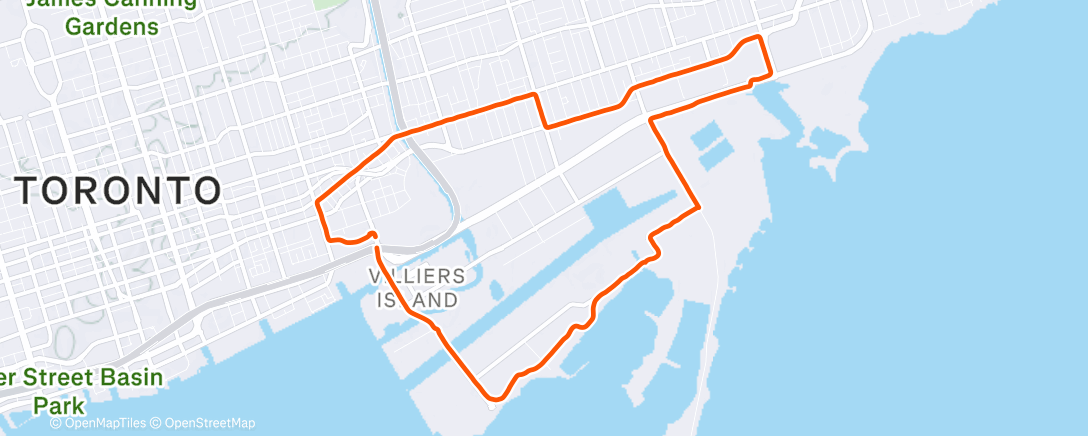 Карта физической активности (Morning Run)