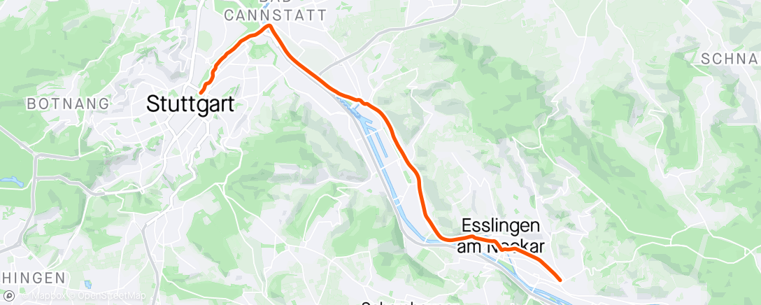 「Fahrt am Morgen /ruhig, locker, zügig, bis flott rein ins Running Department.」活動的地圖
