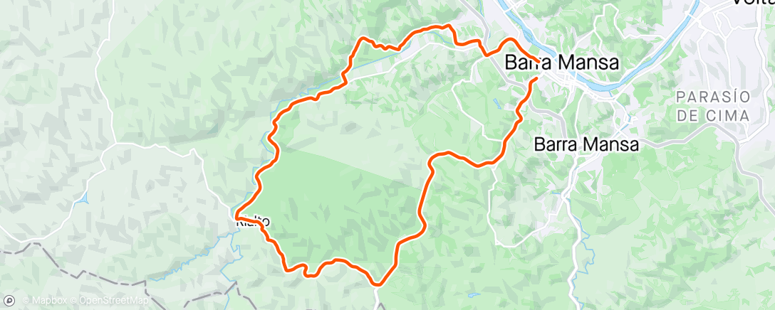 Karte der Aktivität „Perimetral x Volta da bocaina”