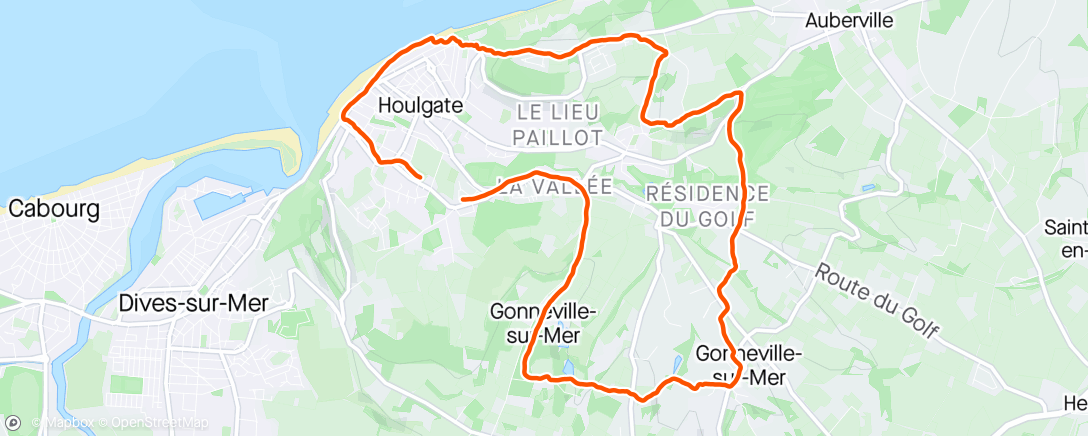 Map of the activity, Trail au soleil