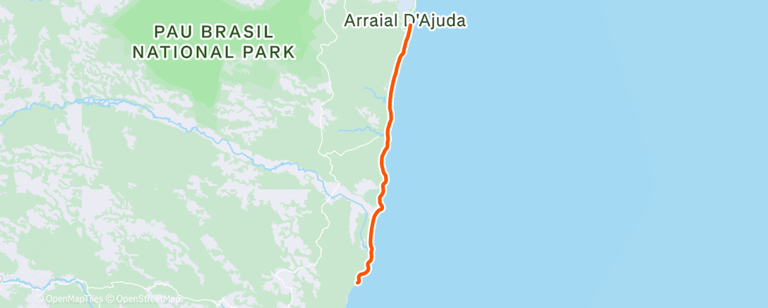 Mapa da atividade, Espelho - Arraial na madrugada