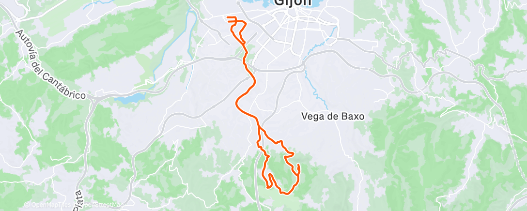 Карта физической активности (Metesaca San Martín - Picu’l Sol)