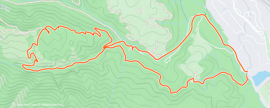 Map of the activity, Spaziergang am Morgen