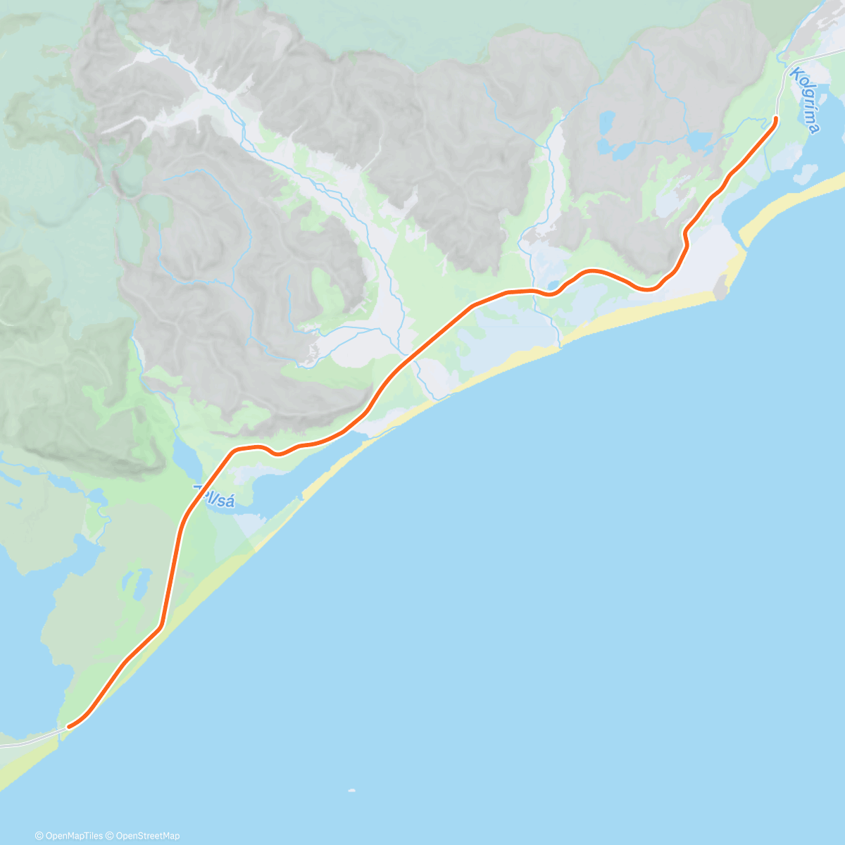 Map of the activity, ROUVY - GWA Iceland | Jökulsárlón Glacier Lagoon